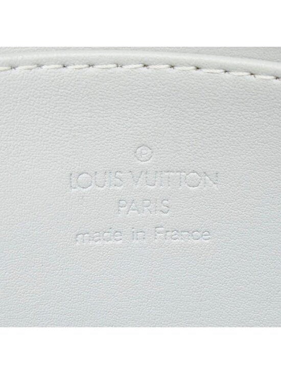 Louis Vuitton Monogram Vernis Backpack Gray Yellow Patent Leather